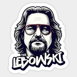 The Lebowski Face Sticker